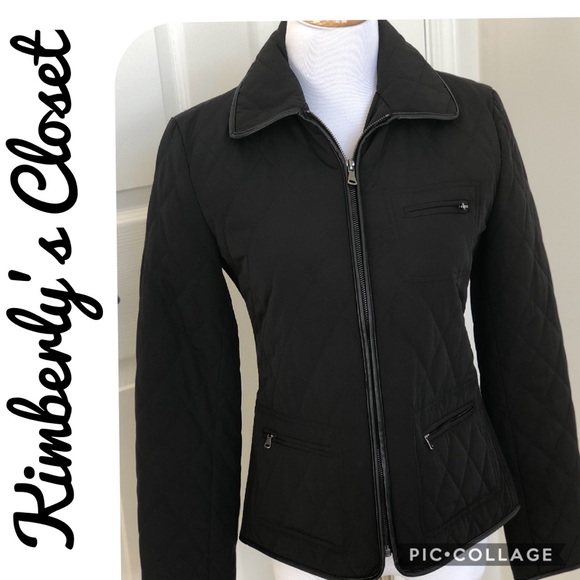 Talbots Jackets & Blazers - 🎉HP🎉🌸🌼TALBOTS🌸🌼Black Quilted Jacket